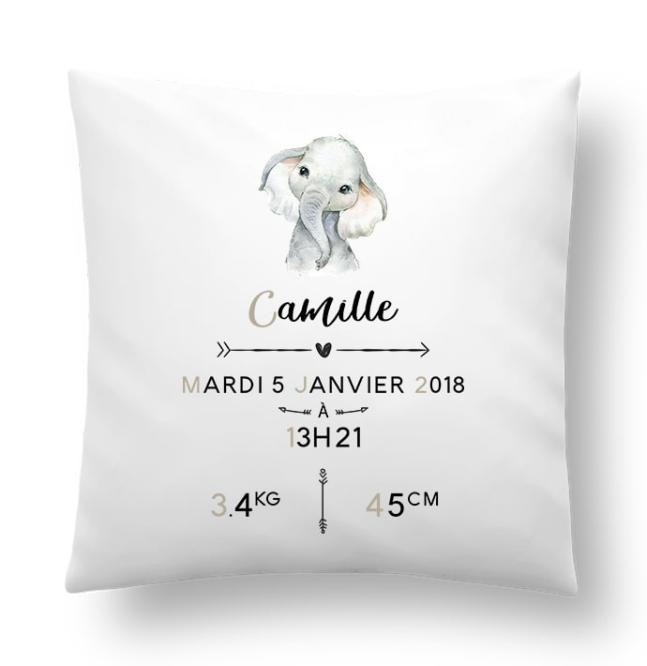 Housse de coussin personnalisable "Modèle 16" | Bout'D'Chou Housse de coussin personnalisable "Modèle 16" | Bout'D'Chou