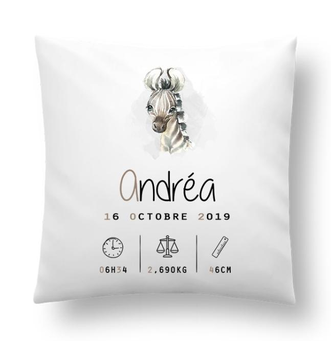 Housse de coussin personnalisable Modèle 23-24 | Bout'D'Chou