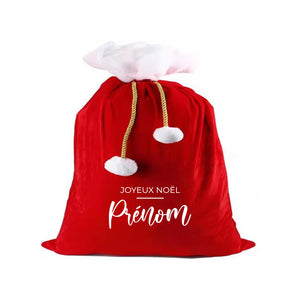 Hotte de Père Noël personnalisable Bout'D'Chou