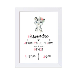 Affiche de Naissance "Modèle 21-22"