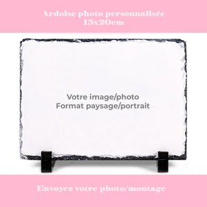 Ardoise Photo personnalisable | Bout'D'Chou