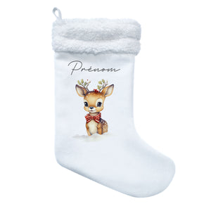 Chaussette de noël "Biche"