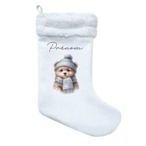 Chaussette de noël "Ourson"