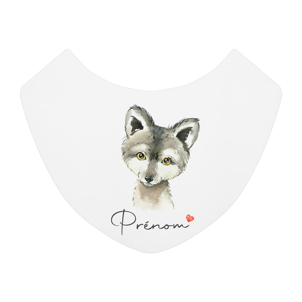 Bavoir personnalisable Loup