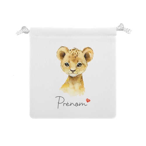 Pochon personnalisable | Modèle Lion