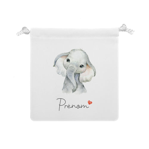 Pochon personnalisable | Modèle Éléphant