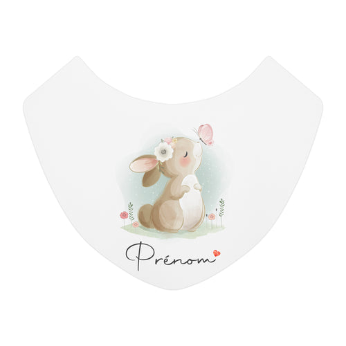 Bavoir personnalisable Lapin