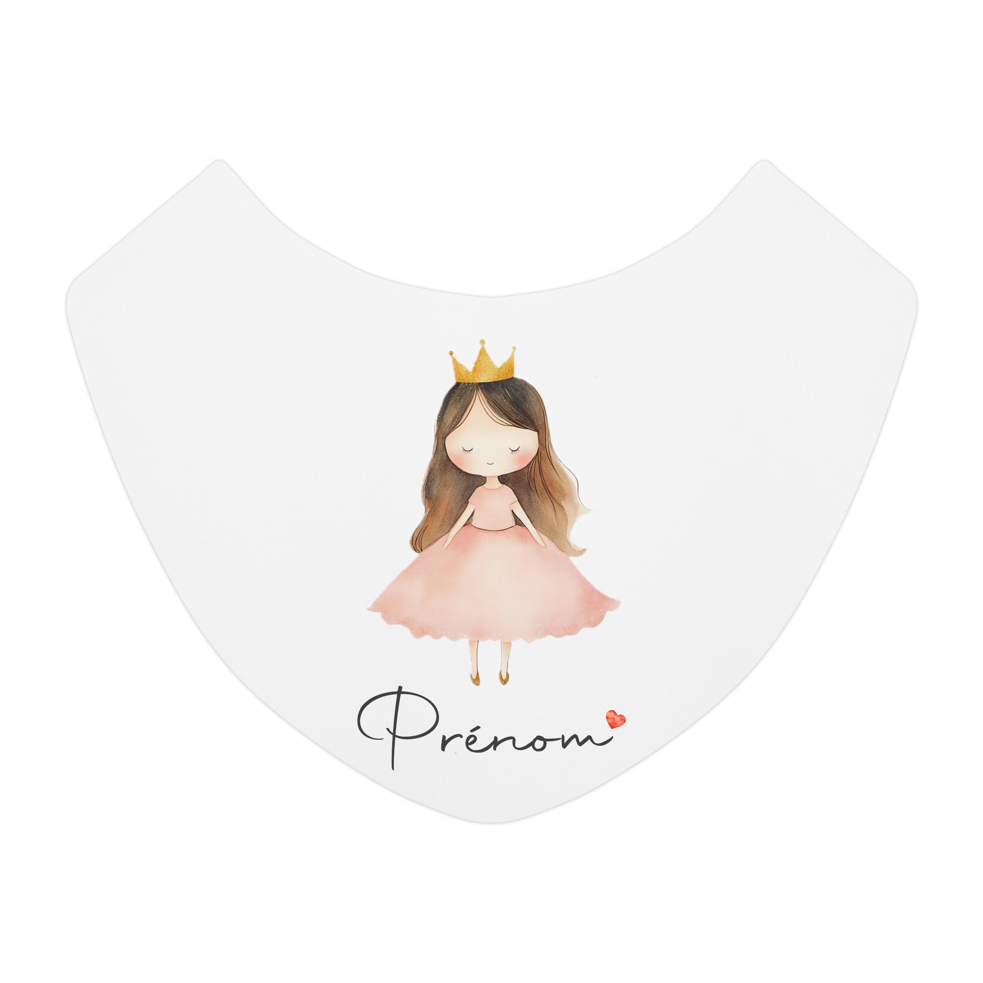 Bavoir personnalisable Princesse II