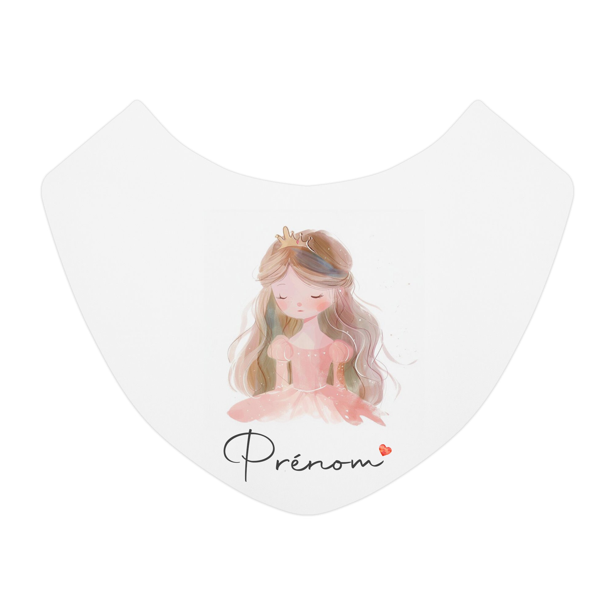 Bavoir personnalisable Princesse