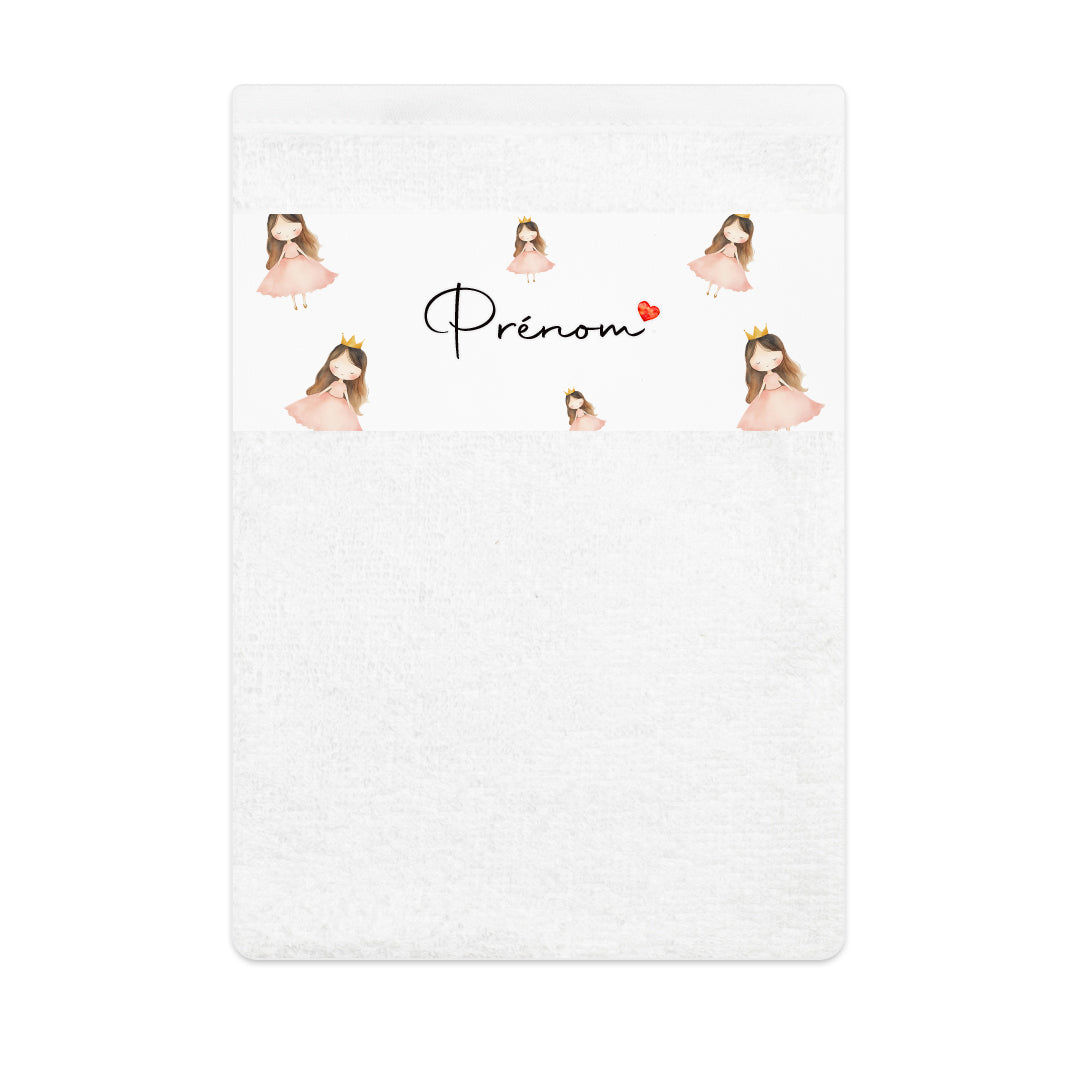 Gant de toilette personnalisable | Princesse II