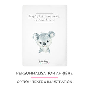 Protège carnet de santé personnalisable "Koala"