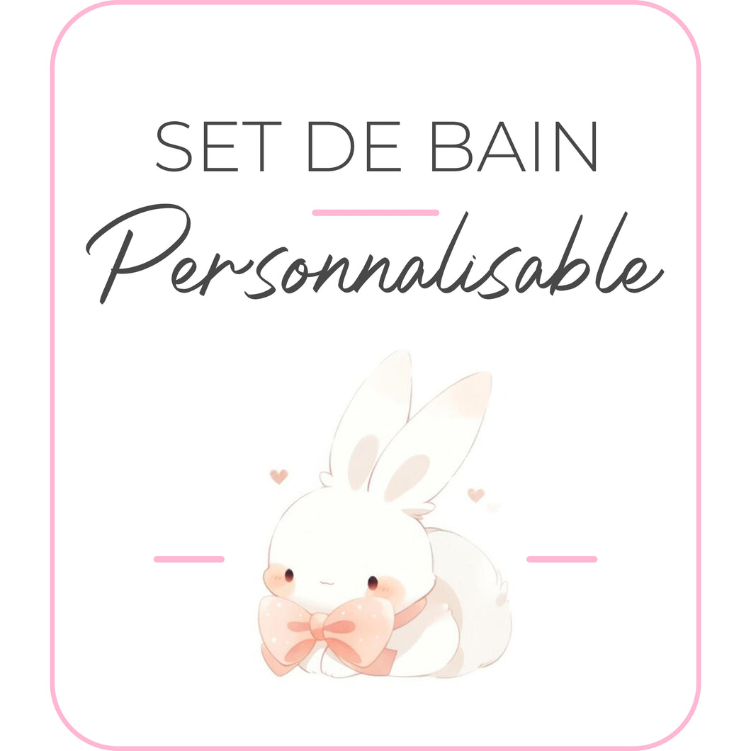 Set de bain | Modèle Lapin Kawaï