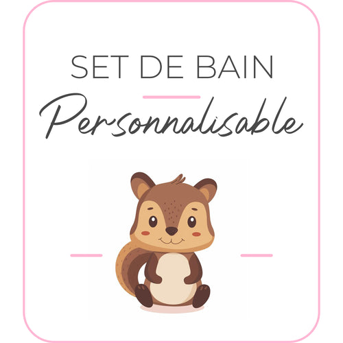 Set de bain | Modèle Écureuil