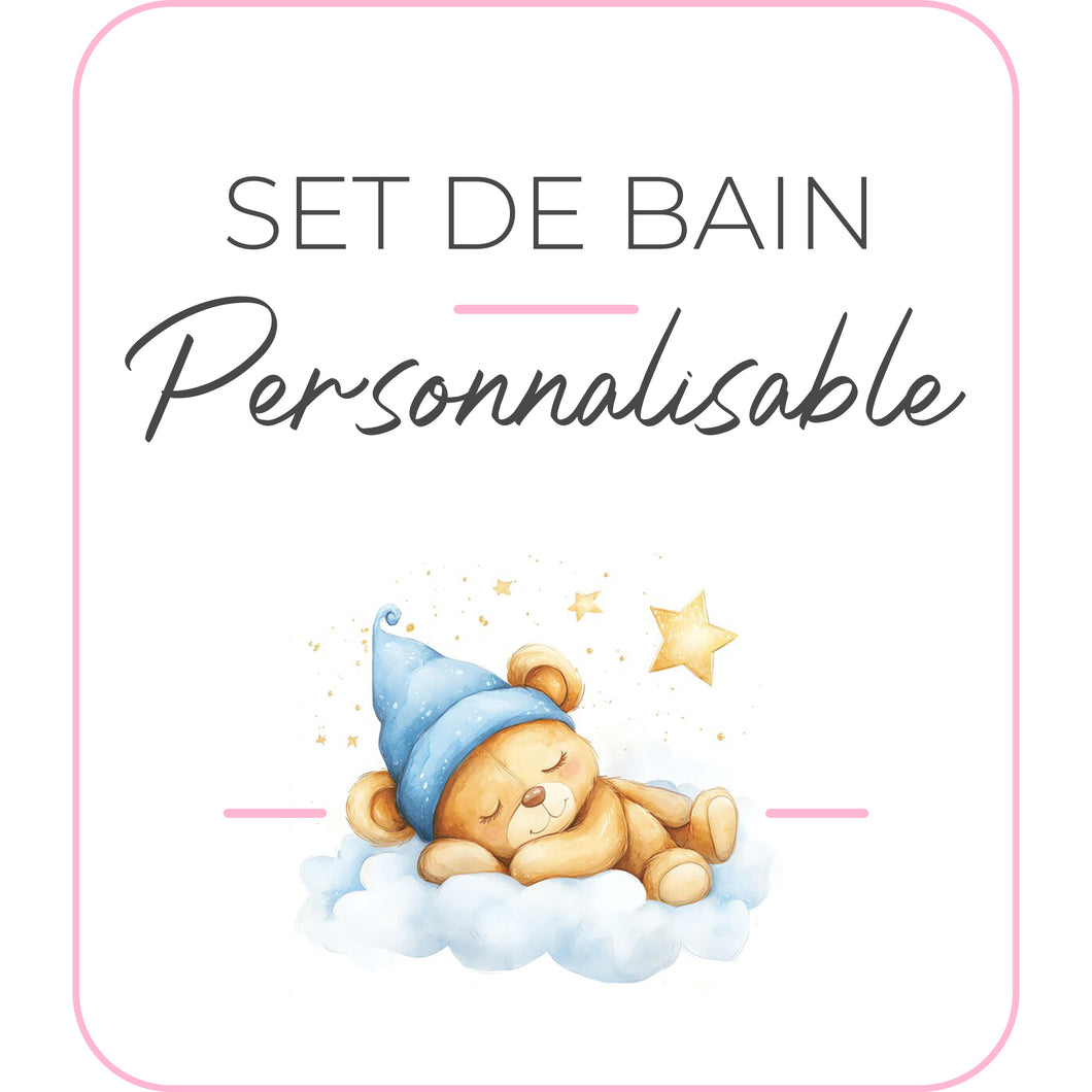 Set de bain | Modèle Nuage et nounours