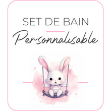 Charger l&#39;image dans la galerie, Set de bain | Modèle Lapin balançoire