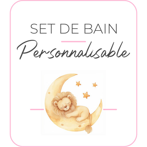 Set de bain | Modèle Lion lune