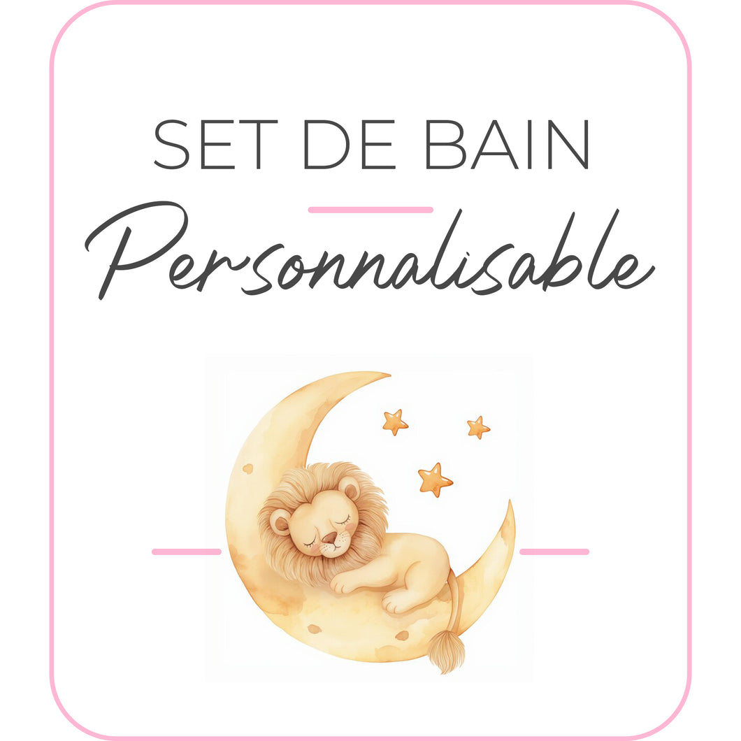 Set de bain | Modèle Lion lune