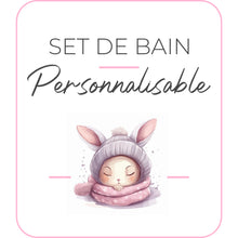 Charger l&#39;image dans la galerie, Set de bain | Modèle Lapin écharpe