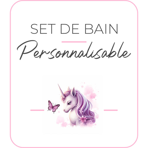 Set de bain | Modèle Licorne