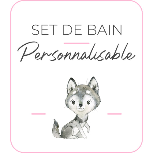 Set de bain | Modèle Loup