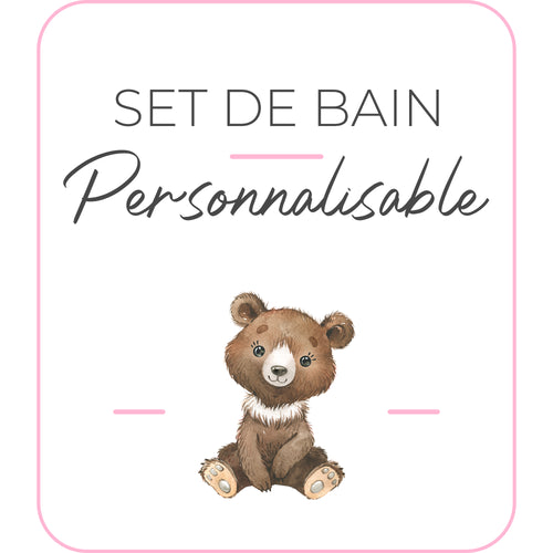 Set de bain | Modèle Ourson