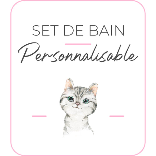 Set de bain | Modèle Chat