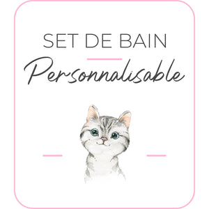 Set de bain | Modèle Chat