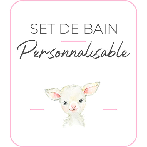 Set de bain | Modèle Agneau