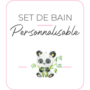 Set de bain | Modèle Panda Bamboo