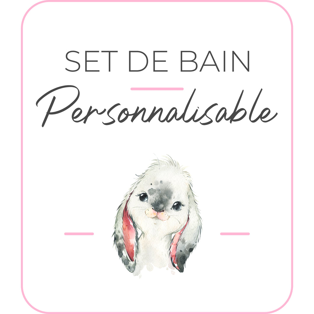 Set de bain | Modèle Lapin