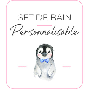 Set de bain | Modèle Pingouin