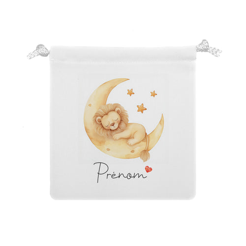 Pochon personnalisable | Lion lune