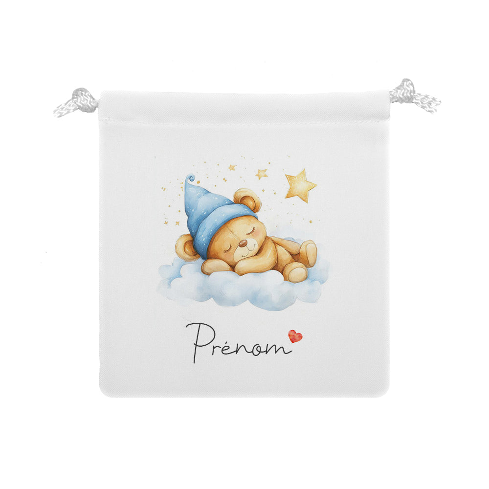 Pochon personnalisable | Nuage et nounours