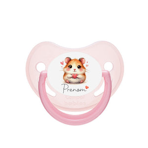 Tétine personnalisable | Hamster & Coeur