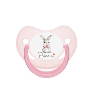 Tétine personnalisable | Lapin & Nœud papillon