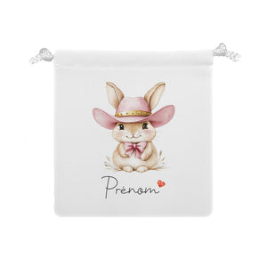 Tétine personnalisable | Lapin Cowgirl II