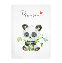 Charger l&#39;image dans la galerie, Protège carnet de santé personnalisable &quot;Panda Bamboo&quot;