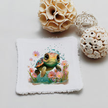 Charger l'image dans la galerie, Lingette lavable "Tortue et Etoile"