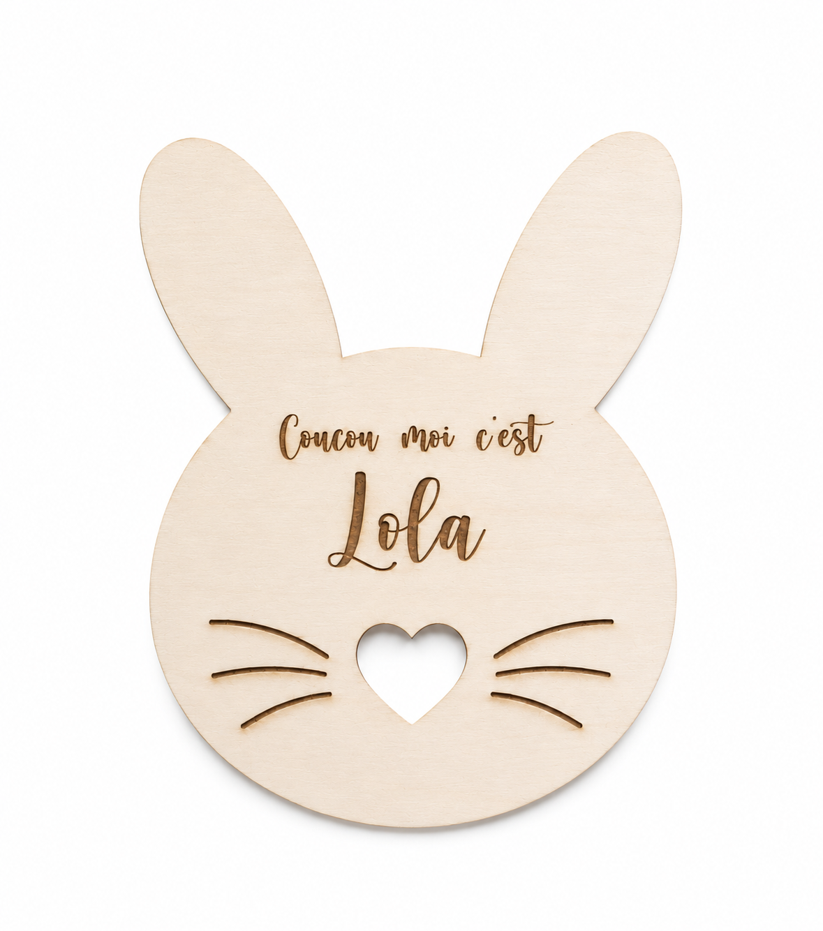 Carte naissance Lapin