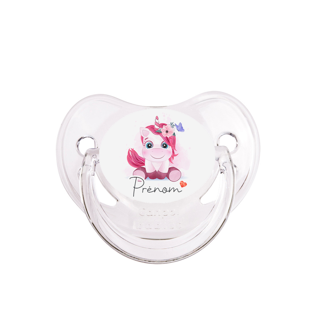 Tétine personnalisable | Licorne