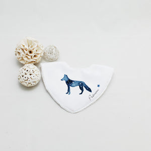 Bavoir bandana personnalisable avec le prénom de bebe, modèle constellation chien | Bout'D'Chou